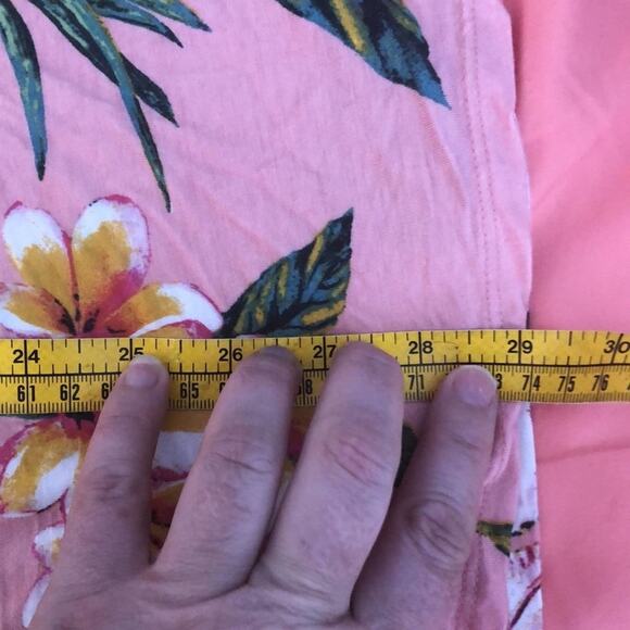 Belle by Kim Gravel Floral Print Rayon Knit Top Long Sleeve Multicolor Size 1X - Picture 7 of 7